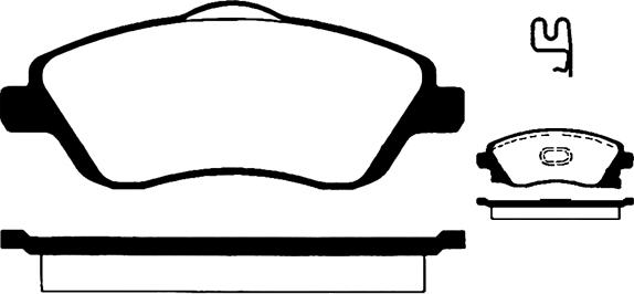 Raicam RA.0712.2 - Brake Pad Set, disc brake autospares.lv