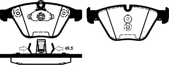 Raicam RA.0789.5 - Brake Pad Set, disc brake autospares.lv