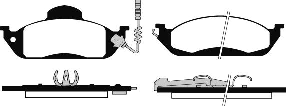 Raicam RA.0735.0 - Brake Pad Set, disc brake autospares.lv