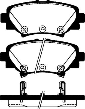 Meyle 252587814 - Brake Pad Set, disc brake autospares.lv