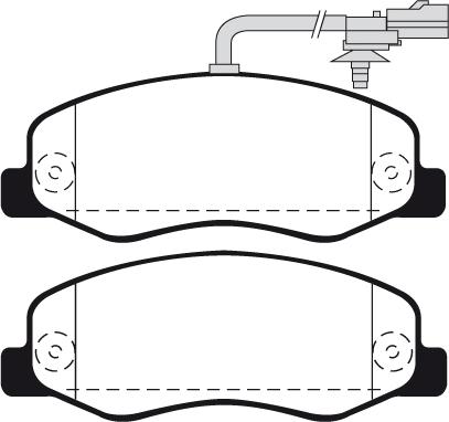 Triscan 362144201 - Brake Pad Set, disc brake autospares.lv