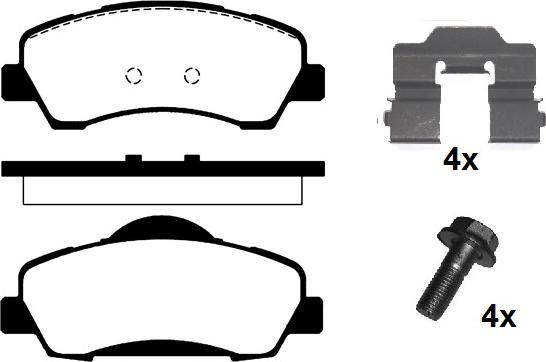 Raicam RA.1026.0K1 - Brake Pad Set, disc brake autospares.lv