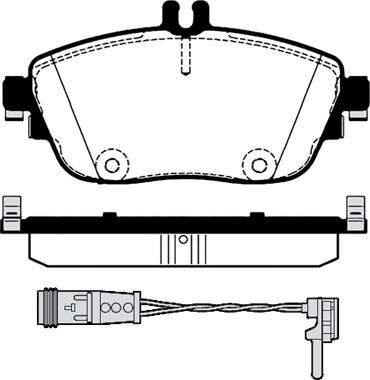 Raicam RA.1021.1 - Brake Pad Set, disc brake autospares.lv