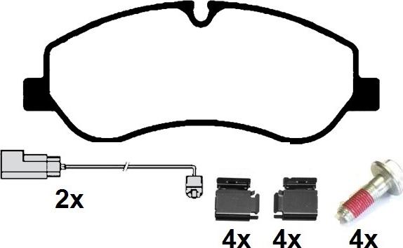 Raicam RA.1028.0K1 - Brake Pad Set, disc brake autospares.lv