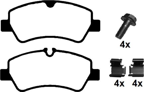 Raicam RA.1027.0K1 - Brake Pad Set, disc brake autospares.lv