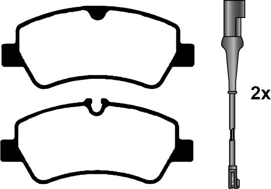 Raicam RA.1027.1 - Brake Pad Set, disc brake autospares.lv