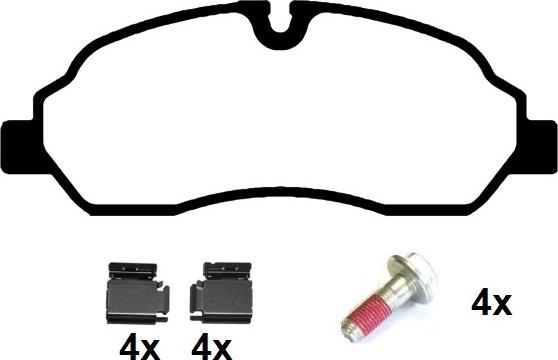 Raicam RA.1077.0K1 - Brake Pad Set, disc brake autospares.lv