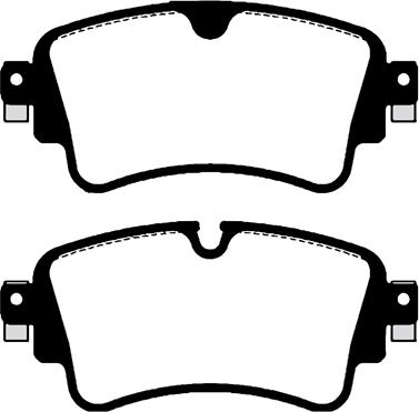 ATE 602796 - Brake Pad Set, disc brake autospares.lv