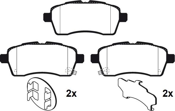 Raicam RA.1175.0 - Brake Pad Set, disc brake autospares.lv