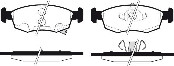 Raicam RA.1270.0 - Brake Pad Set, disc brake autospares.lv