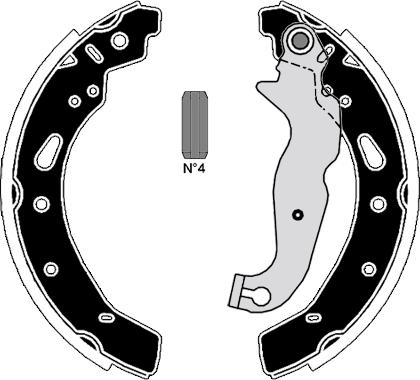 Raicam RA30010 - Brake Shoe Set autospares.lv