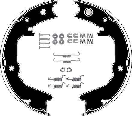 Raicam RA29131 - Brake Shoe Set, parking brake autospares.lv