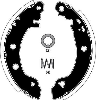 Raicam RA24990 - Brake Shoe Set autospares.lv