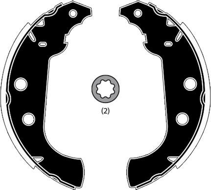 Raicam RA24981 - Brake Shoe Set autospares.lv