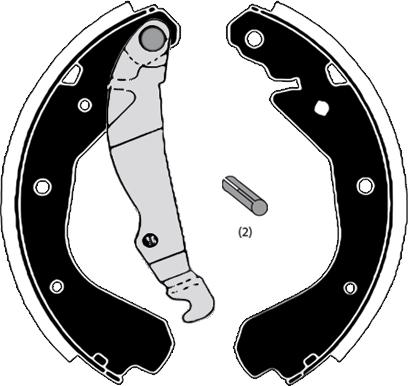 Raicam RA24640 - Brake Shoe Set autospares.lv