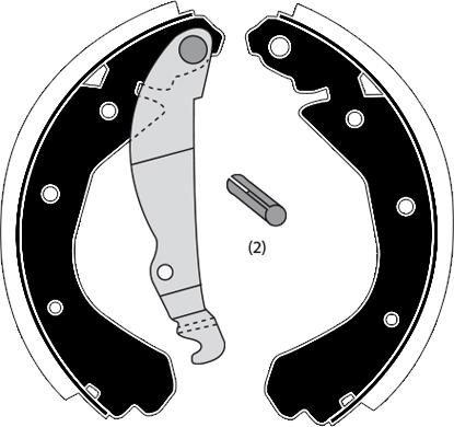 Raicam RA24660 - Brake Shoe Set autospares.lv