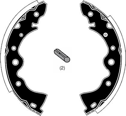 Raicam RA24870 - Brake Shoe Set autospares.lv