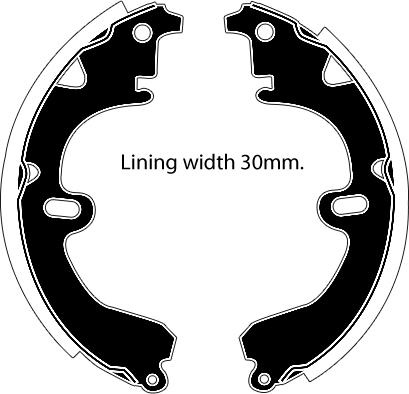 Raicam RA25860 - Brake Shoe Set autospares.lv