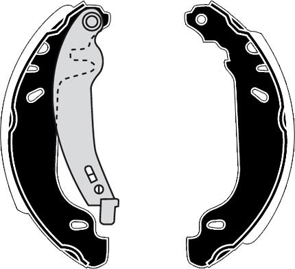 Raicam RA26021 - Brake Shoe Set autospares.lv