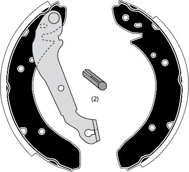 Raicam RA21360 - Brake Shoe Set autospares.lv