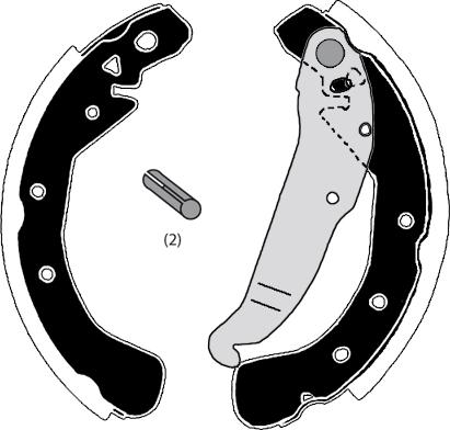 Raicam RA28470 - Brake Shoe Set autospares.lv