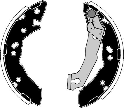 Raicam RA27180 - Brake Shoe Set autospares.lv