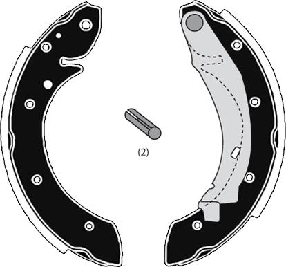 Raicam RA27290 - Brake Shoe Set autospares.lv