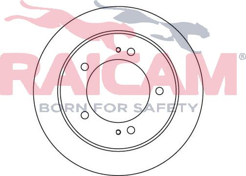 Raicam RD00999 - Brake Disc autospares.lv