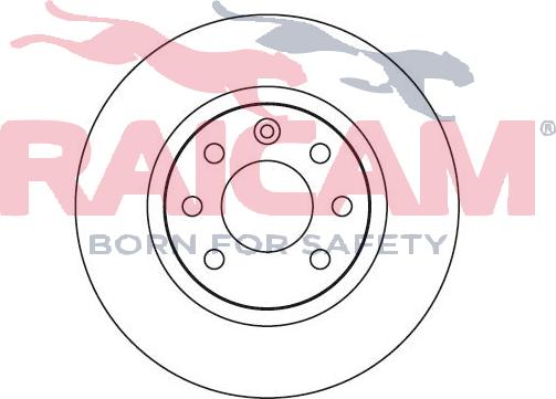 Raicam RD00945 - Brake Disc autospares.lv