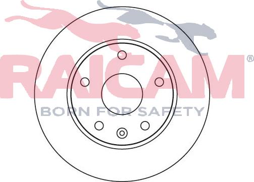 Raicam RD00975 - Brake Disc autospares.lv