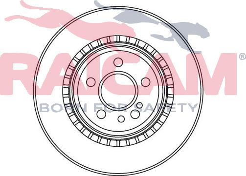 Raicam RD00495 - Brake Disc autospares.lv