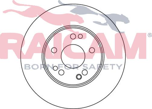 Raicam RD00445 - Brake Disc autospares.lv