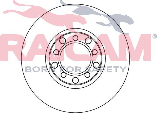 Raicam RD00441 - Brake Disc autospares.lv