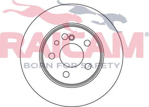 Raicam RD00447 - Brake Disc autospares.lv