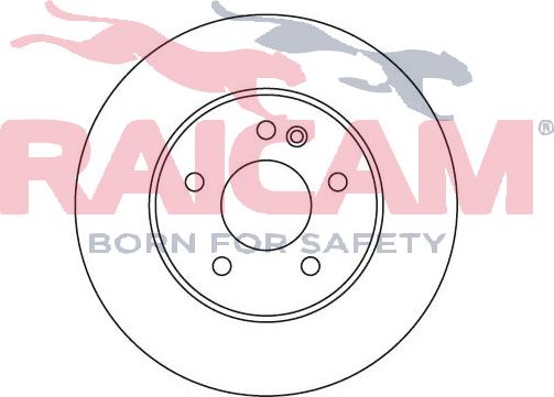 Raicam RD00461 - Brake Disc autospares.lv