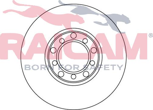 Raicam RD00463 - Brake Disc autospares.lv