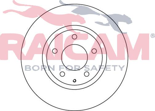 Raicam RD00406 - Brake Disc autospares.lv