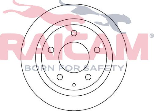 Raicam RD00415 - Brake Disc autospares.lv