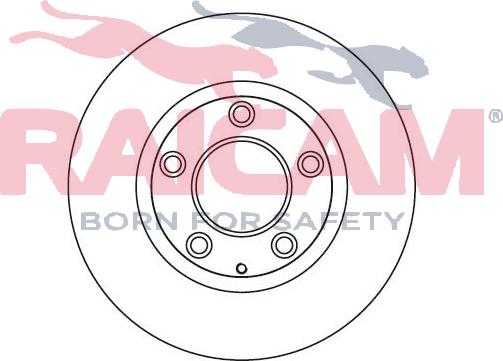 Raicam RD00416 - Brake Disc autospares.lv