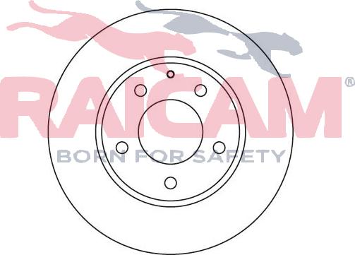 Raicam RD00412 - Brake Disc autospares.lv