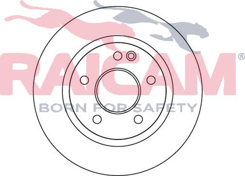 Raicam RD00481 - Brake Disc autospares.lv