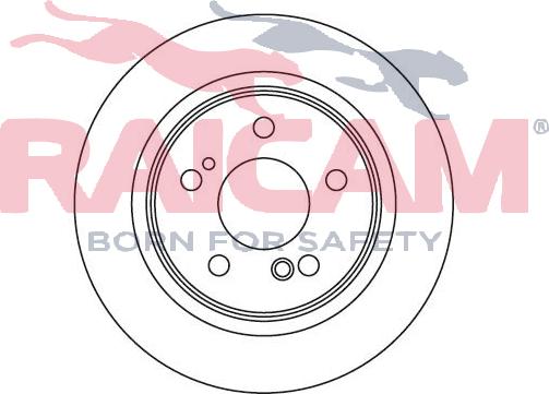 Raicam RD00439 - Brake Disc autospares.lv