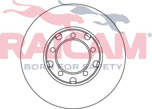 Raicam RD00431 - Brake Disc autospares.lv