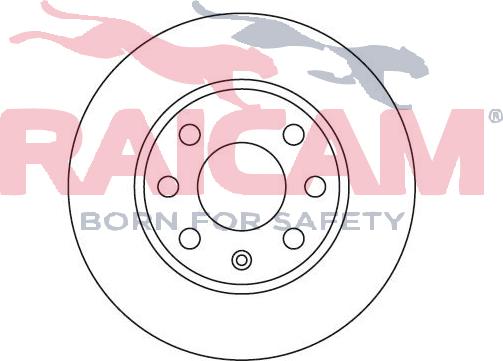 Raicam RD00594 - Brake Disc autospares.lv