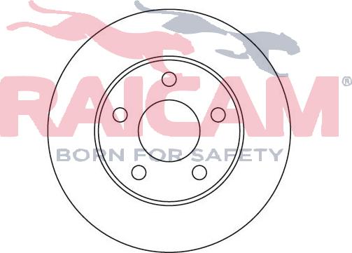 Raicam RD00596 - Brake Disc autospares.lv