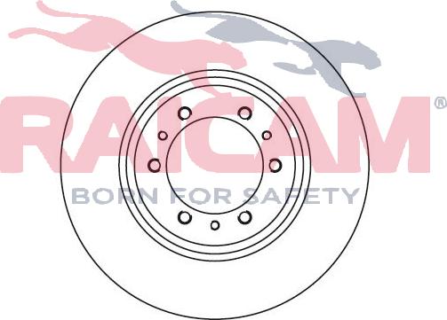 Raicam RD00590 - Brake Disc autospares.lv