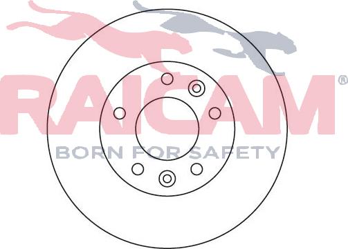 Raicam RD00545 - Brake Disc autospares.lv