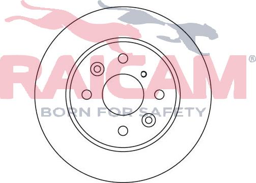 Raicam RD00541 - Brake Disc autospares.lv