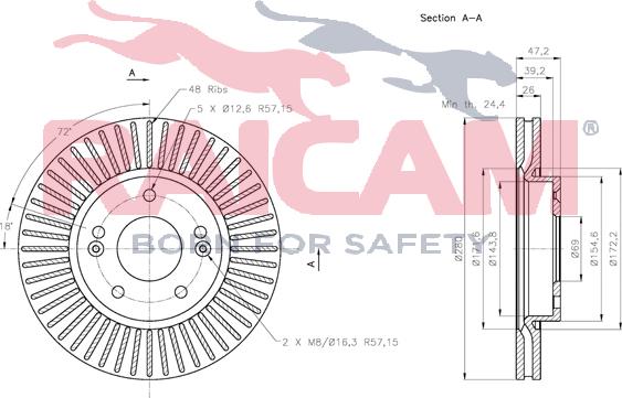 Raicam RD00564 - Brake Disc autospares.lv