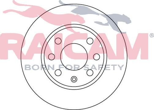 Raicam RD00568 - Brake Disc autospares.lv